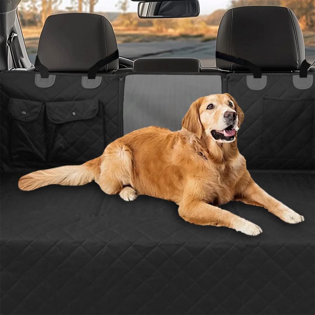 Waterproof Dog Car Seat Cover Seat Extender for Back Seat for Pet Travel Hammock in Cars Scratch-Proof