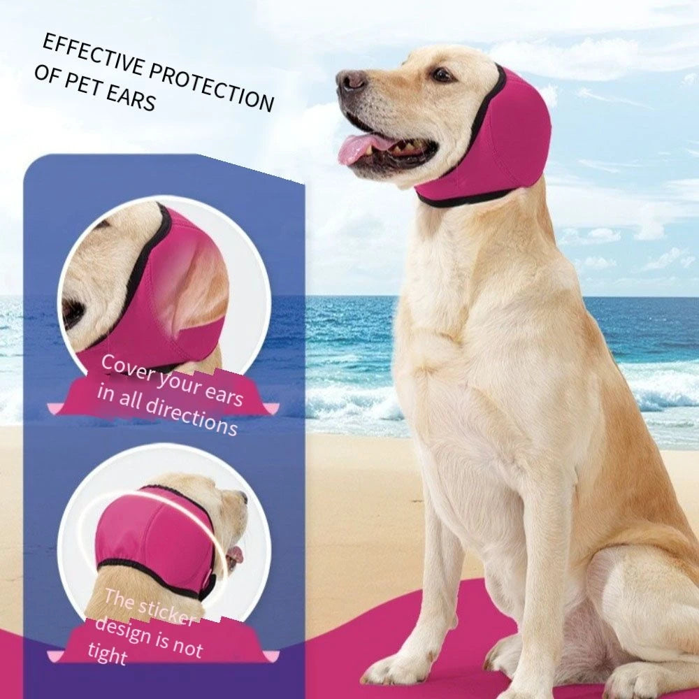 Noise Reduction Dog Ear Covers Hearing Protection Anti-noise Dog Calming Earmuff Waterproof Adjustable Pet Ear Muffs
